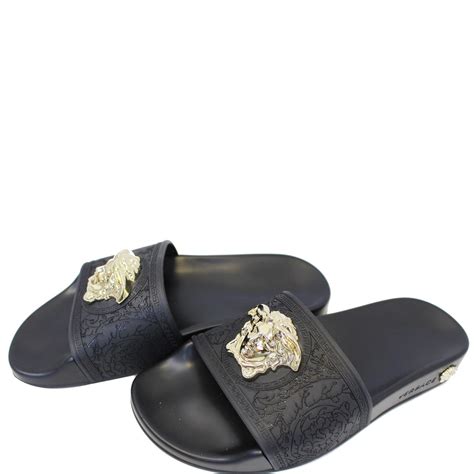 versace medusa slides cheap|versace baroque medusa slide.